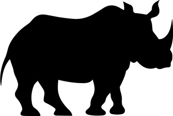 Rhinoceros flat icon