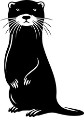 River otter flat icon