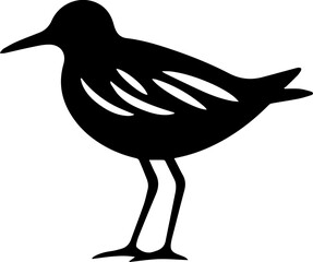 Sandpiper flat icon