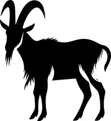 Savaana goat flat icon