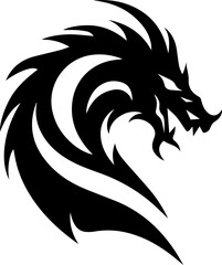 Sea dragon flat icon