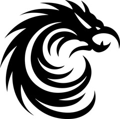 Sea dragon flat icon