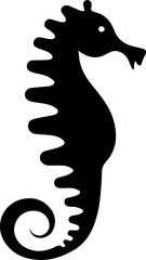 Seahorse flat icon