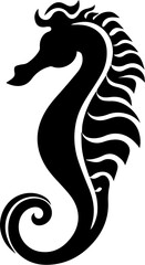 Seahorse flat icon