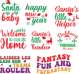Retro Christmas SVG Sublimation Bundle