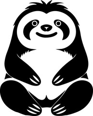 Obraz premium Sloth flat icon