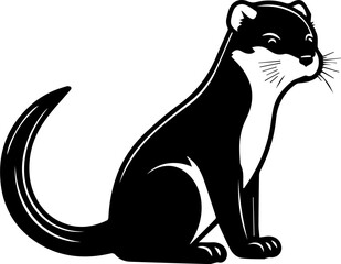 Stoat flat icon
