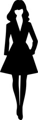 Girl Silhouette Icon