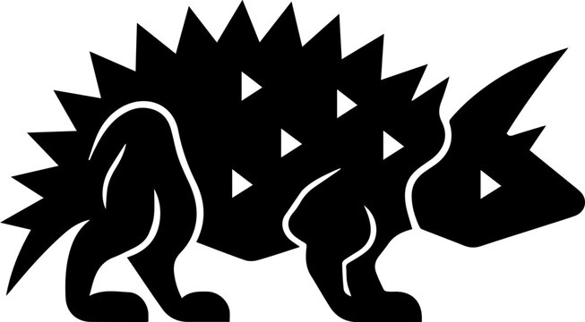 Thorny devil flat icon