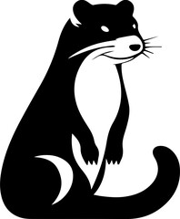 Weasel flat icon
