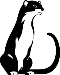 Weasel flat icon