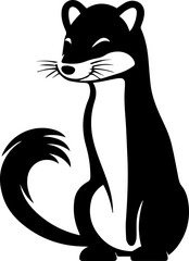 Weasel flat icon