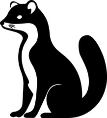 Weasel flat icon