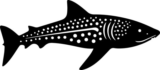 Whale shark flat icon