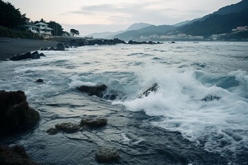 Fototapeta premium 下田の海 | Ocean of Shimoda Generative AI
