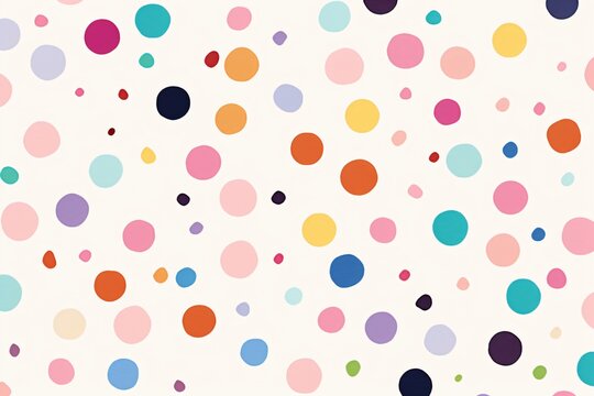 Polka dots wallpaper background design