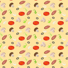 pizza pattern backgrounds