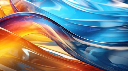 Obraz premium Thick dense viscous provocative sticky flowing liquid texture abstract background. Vibrant colorful curve dynamic fluid for wallpaper presentations, websites, social media. Trendy graphic design..