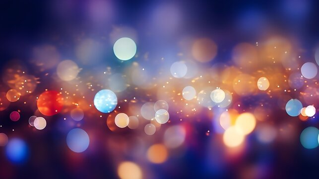 Abstract Blurred Bokeh Light Background