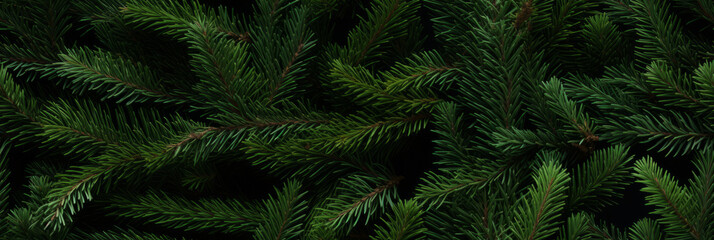 Christmas tree fir branch festive seamless background pattern