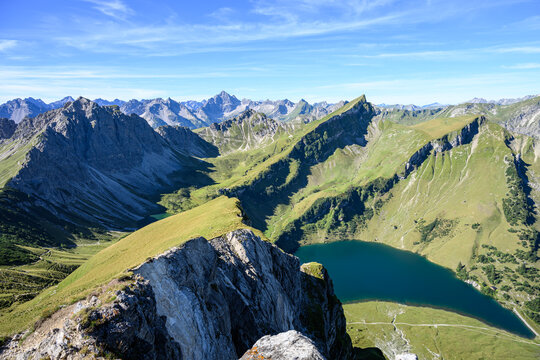 Bergsee von der Schochenspitze