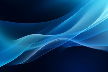 Abstract motion background in shades of blue. Generative AI