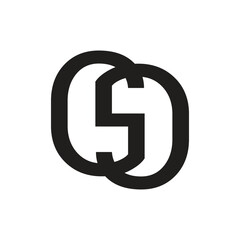 Letter GS, OSO, GSG Alphabet Text Unique Style Premium Graphic Icon Vector Logo Design