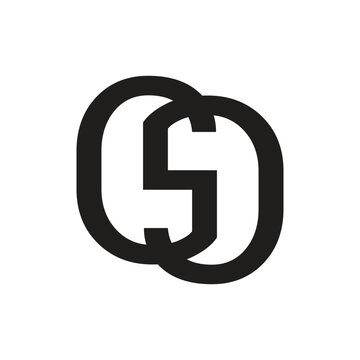 Letter GS, OSO, GSG Alphabet Text Unique Style Premium Graphic Icon Vector Logo Design