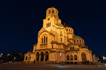 Fototapeta na wymiar Catedral ortodoxa de Sofía, Bulgaria