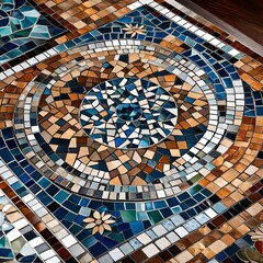 Fototapeta premium mosaic ceiling of a mosque