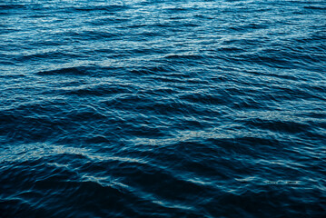 Abstract background. The surface of the blue Adriatic Sea.