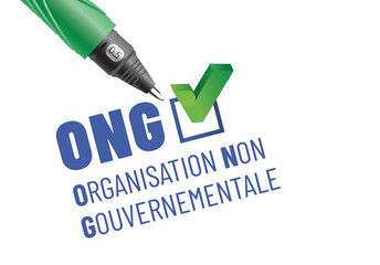 tampon ONG - organisation non gouvernementale