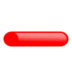 red pill isolated on white background