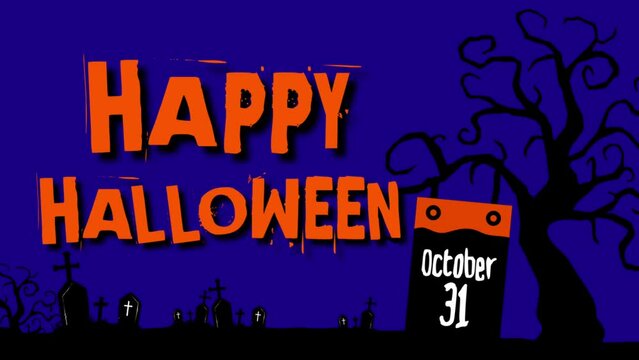 purple themed halloween anniversary background