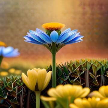flowers in the sky