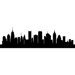 Obraz premium city silhouette