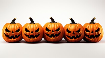 Spooky pumpkins for Halloween