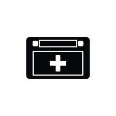 medicine storage box icon design, illustration design