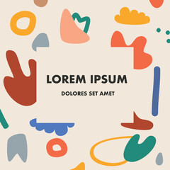 multicolored abstract background with text