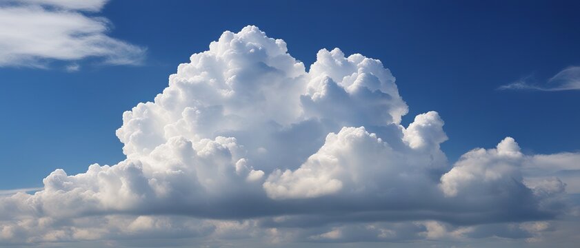 Big cumulus cloud on the blue sky, wallpaper