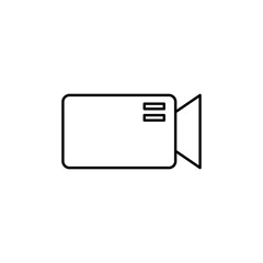video camera icon design, illustration design