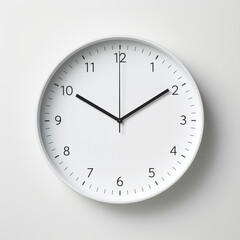 clock isolated on white background