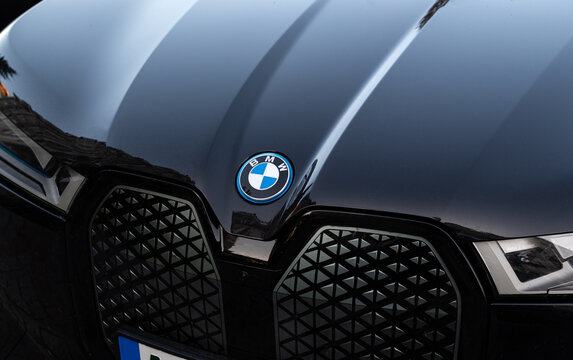 BANGKOK - AUGUST 1 :BMW LED Light Logo On Display At Big Motor