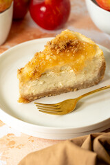 Apple Crisp Cheese cake