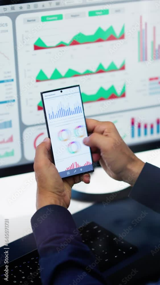 Poster kpi business analytics data dashboard