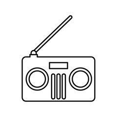 radio icon design, illustration design