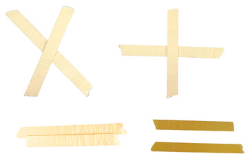 white adhesive torn tape sgin