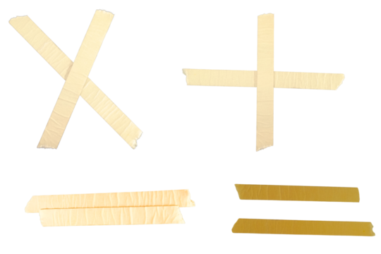 white adhesive torn tape sgin