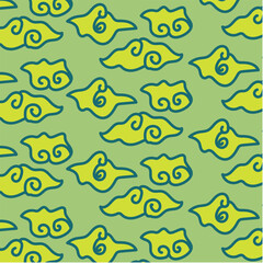 Traditional etnic pattern background vector (batik,songket,tenun).