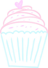 fun food vector doodle